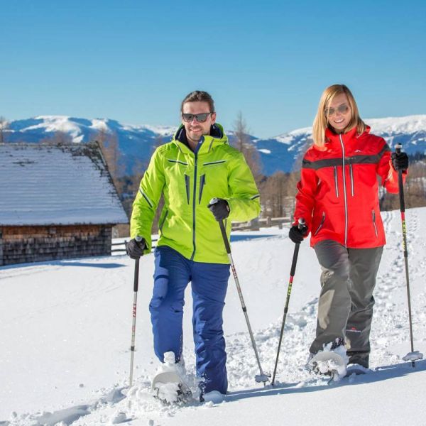 Unterwegs mit den Schneeschuhen